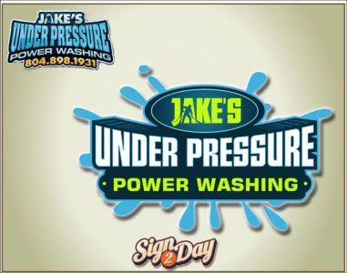 Jake's Power Washing Logo by Sign2Day