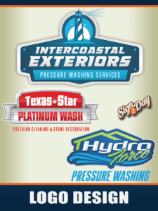 Pressure Washing Logo by Sign2Day for Window Cleaning Logo creation