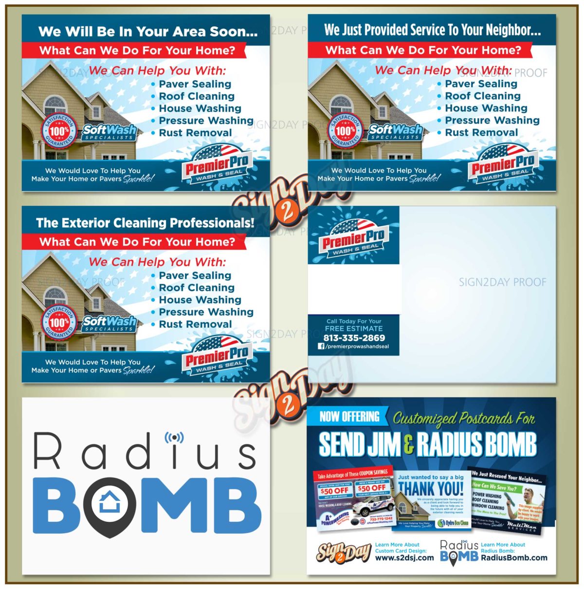 SendJim Best Value 4-Pack (3 Fronts & 1 Back) - Image 5